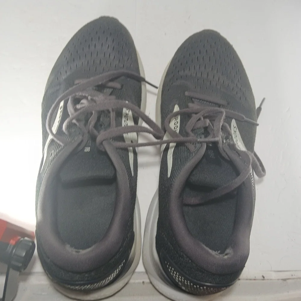 Brooks Ghost 15 Running Shoes 10 Wide Black Neutral DNA LOFT v2 Road‎ Trainers